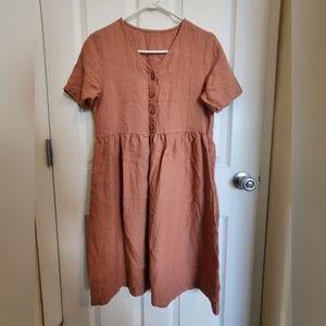 LinenByMN linen dress